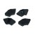 achtertandwiel rubber set FS1